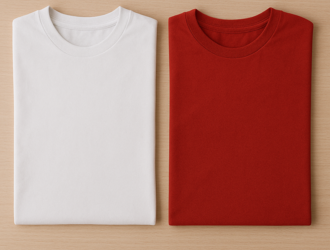 Bílá vs. barevná trička